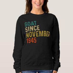 Sudadera Cabra de 77 años desde noviembre de 1994