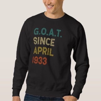 Sudadera Cabra de 89 años desde abril de 1933
