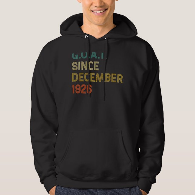 Sudadera Cabra de 96 años desde diciembre de 1992 (Anverso)