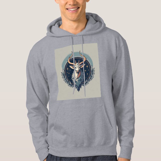 Sudadera Cabra de Esperanza: Inspiradora camiseta con tema  (Anverso)