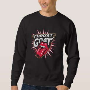 Sudadera Cabra de Garganta Atrevido Labios Rojos Juguetones