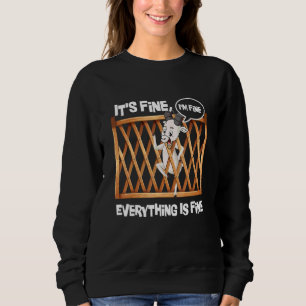 Sudadera Cabra Está Bien Estoy Bien Todo Está Bien Agricult