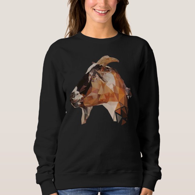 Sudadera Cabra Extraña Para Granjeros Cabra Billy Mamá (Anverso)