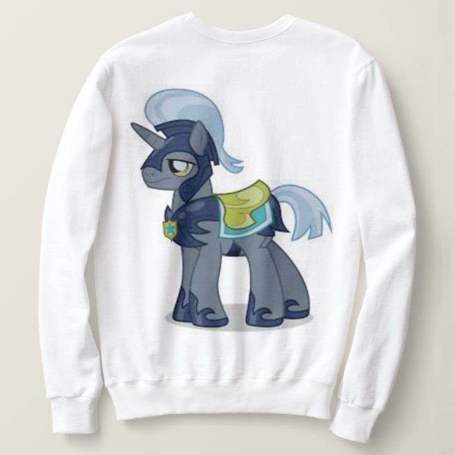 Sudadera cabra feliz (Reverso del diseño)