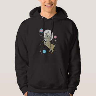 Sudadera Cabra Transgénero En El Espacio Orgullo Trans