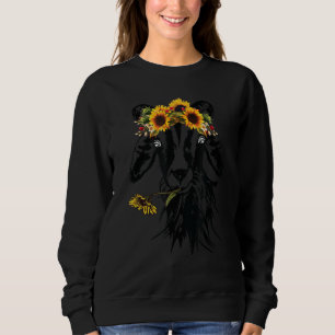 Sudadera Cabras Sunflower Bandana Cabeza - Granja Animal Go