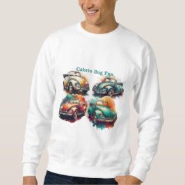 Sudadera Cabrio Bug Fan – Vibrant Retro Oldtimer Design