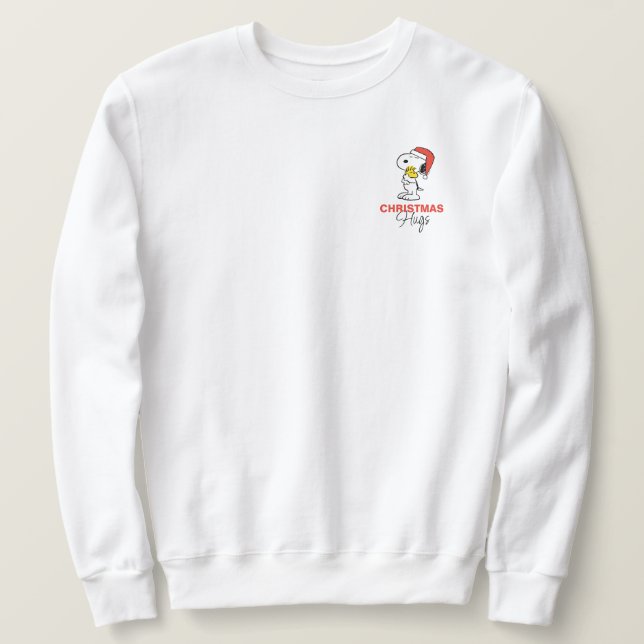 Sudadera Cacahuetes | Abrazos de vacaciones Snoopy & Woodst (Anverso del diseño)