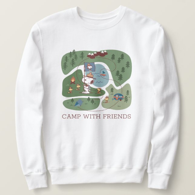 Sudadera Cacahuetes | Anidado en el camping de las montañas (Anverso del diseño)