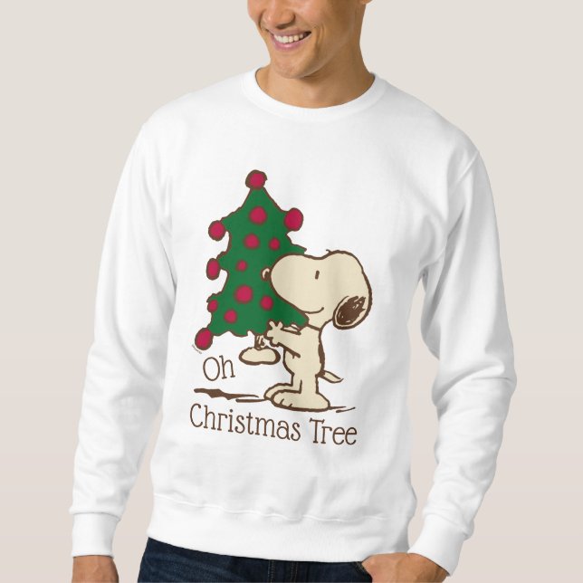Sudadera Cacahuetes | Árbol de Navidad Snoopy (Anverso)