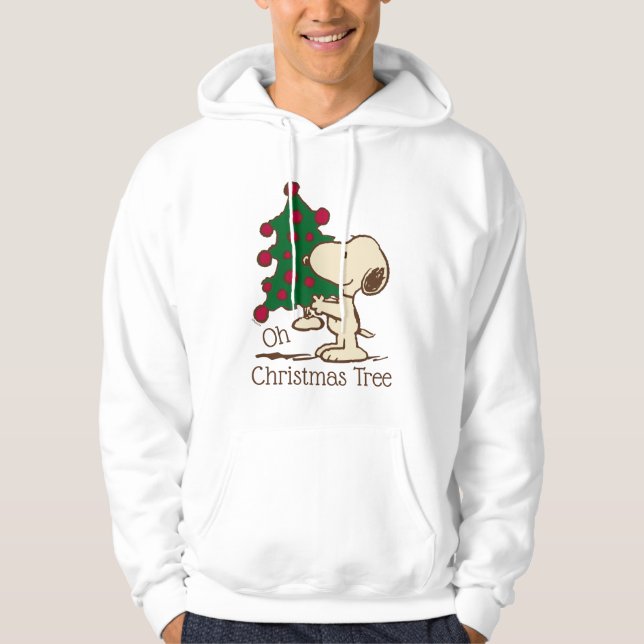 Sudadera Cacahuetes | Árbol de Navidad Snoopy (Anverso)