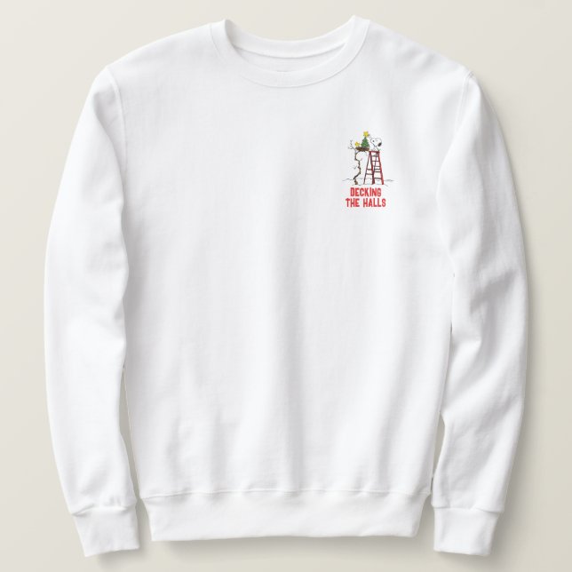 Sudadera Cacahuetes | Árbol de Navidad Snoopy & Woodstock (Anverso del diseño)