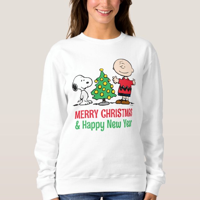 Sudadera Cacahuetes | Árbol de Navidad Snoopy y Charlie Bro (Anverso)