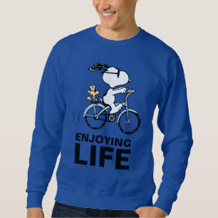 Sudadera Cacahuetes   Bicicleta Snoopy & Woodstock