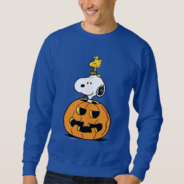 Sudadera Cacahuetes | Calabaza emergente Snoopy & Woodstock (Anverso)