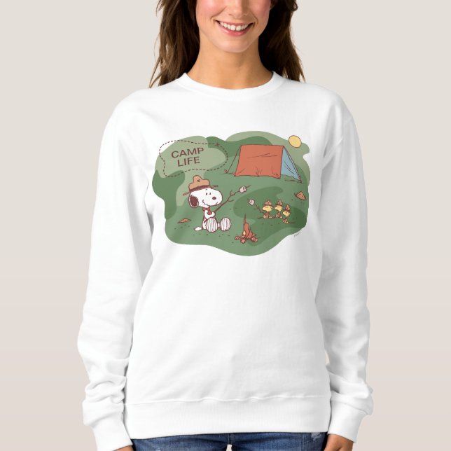 Sudadera Cacahuetes | Camperas felices Snoopy y Woodstock (Anverso)