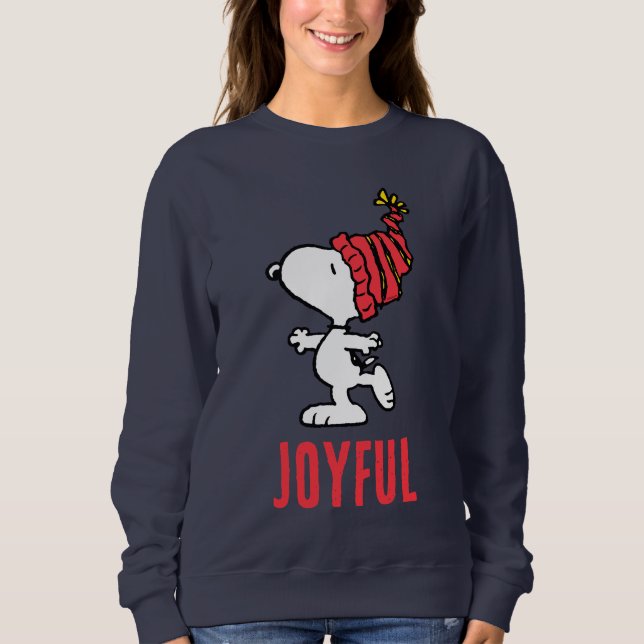 Sudadera Cacahuetes | Capa de Beanie de Invierno Snoopy (Anverso)