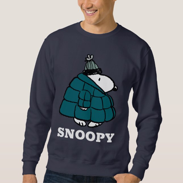 Sudadera Cacahuetes | Chaqueta Snoopy Winter Puffer (Anverso)