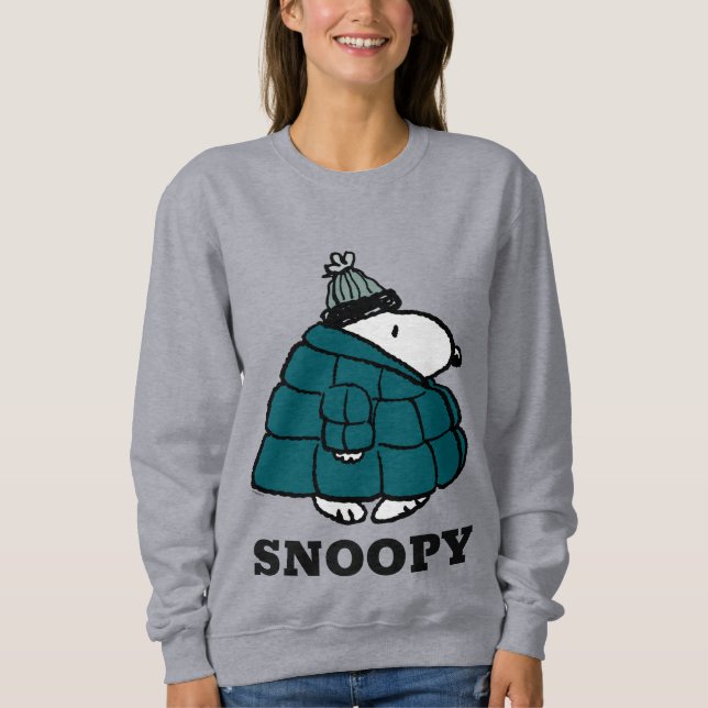 Sudadera Cacahuetes | Chaqueta Snoopy Winter Puffer (Anverso)