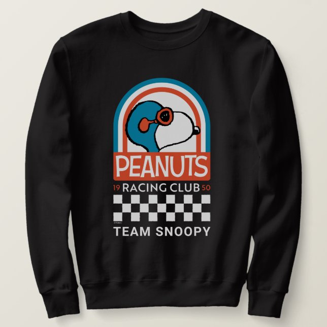 Sudadera Cacahuetes | Club de Carreras Snoopy (Anverso del diseño)