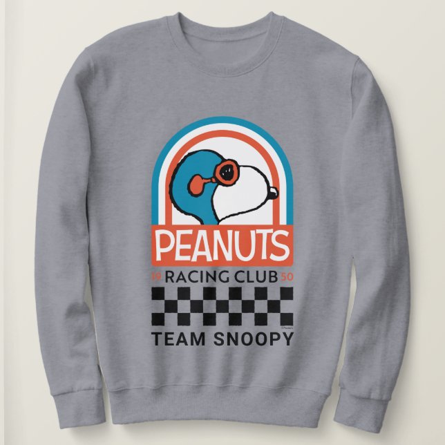 Sudadera Cacahuetes | Club de Carreras Snoopy (Anverso del diseño)