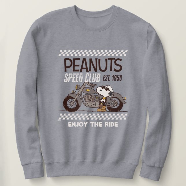 Sudadera Cacahuetes | Club de velocidad Snoopy (Anverso del diseño)