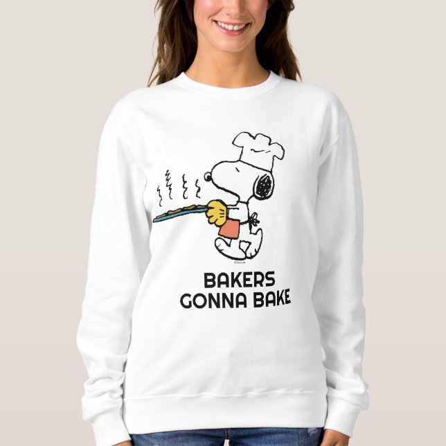 Sudadera Cacahuetes | Cookies Snoopy Baking (Anverso)