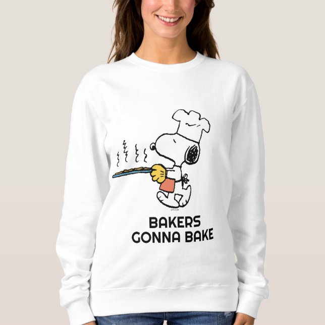Sudadera Cacahuetes | Cookies Snoopy Baking (Anverso)
