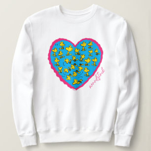Sudadera Cacahuetes   Corazón azul de Woodstock