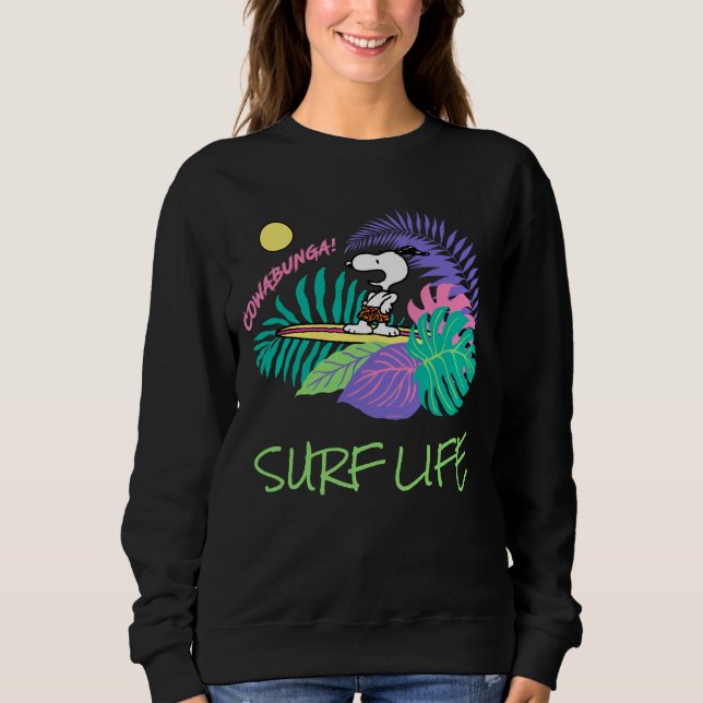 Sudadera Cacahuetes | Cowabunga Snoopy (Anverso)