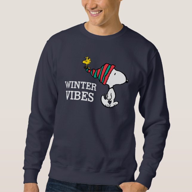 Sudadera Cacahuetes | Deseos cálidos de Snoopy y Woodstock (Anverso)