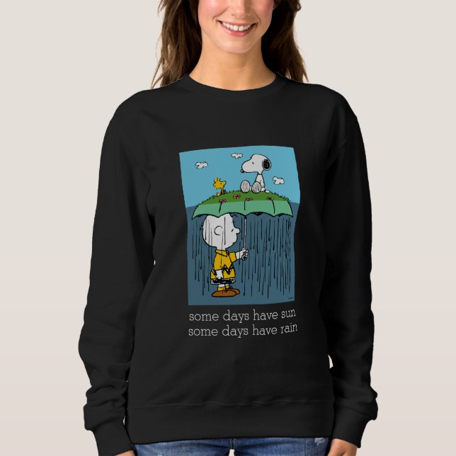 Sudadera Cacahuetes | Día soleado Día lluvioso Mitad y mita (Anverso)
