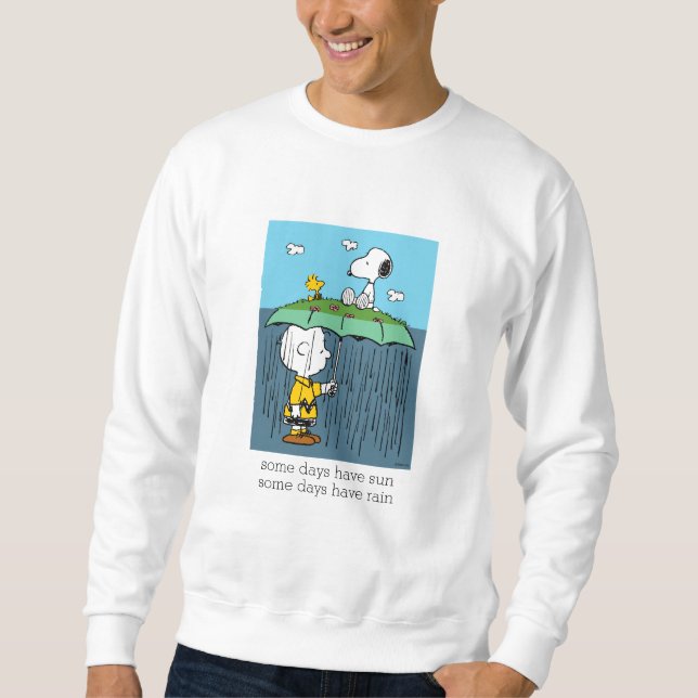 Sudadera Cacahuetes | Día soleado Día lluvioso Mitad y mita (Anverso)