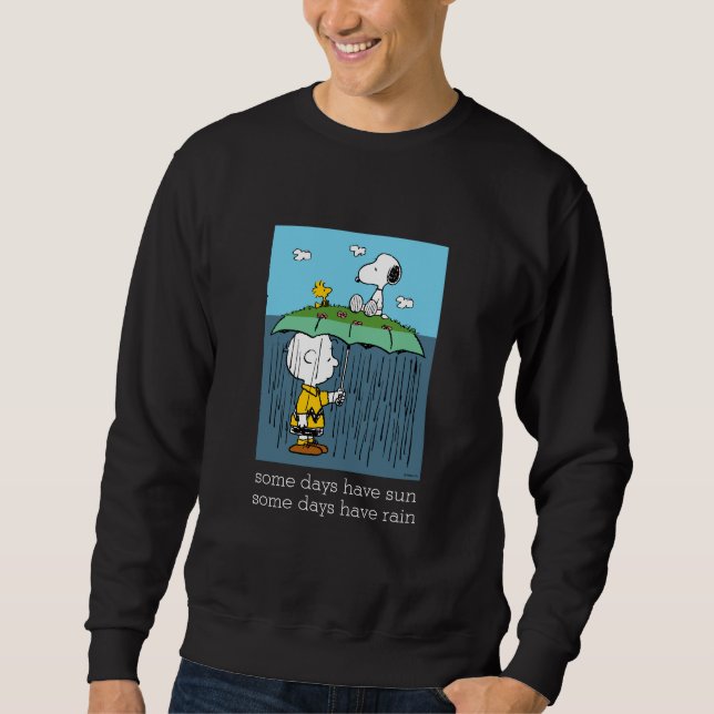 Sudadera Cacahuetes | Día soleado Día lluvioso Mitad y mita (Anverso)