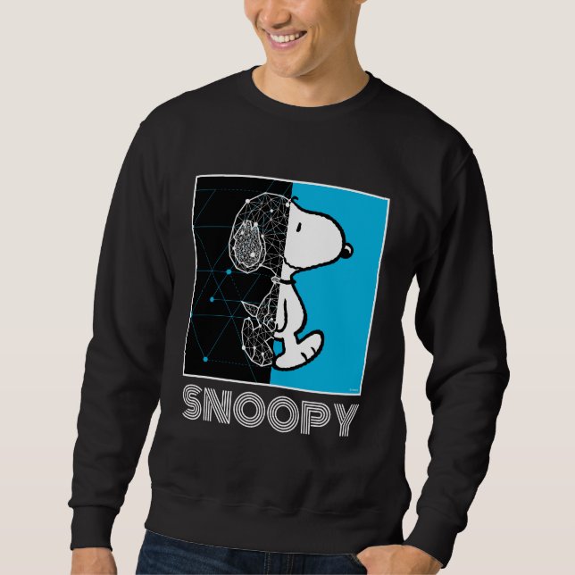 Sudadera Cacahuetes | Diseño geométrico de Snoopy (Anverso)