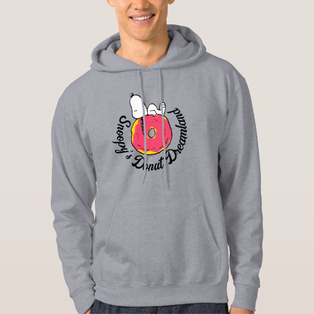 Sudadera Cacahuetes | Donut rosado Snoopy (Anverso)