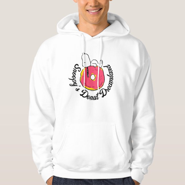 Sudadera Cacahuetes | Donut rosado Snoopy (Anverso)