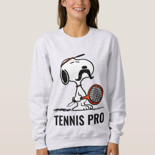 Sudadera Cacahuetes   El bigote de Snoopy jugando al tenis