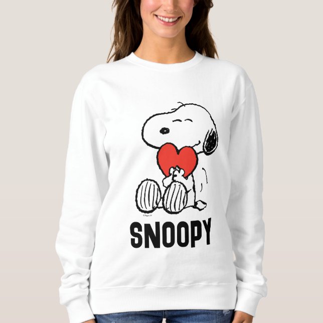Sudadera Cacahuetes | EL DÍA DE SAN VALENTÍN | Snoopy Heart (Anverso)