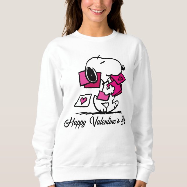 Sudadera Cacahuetes | EL DÍA DE SAN VALENTÍN | Snoopy With  (Anverso)