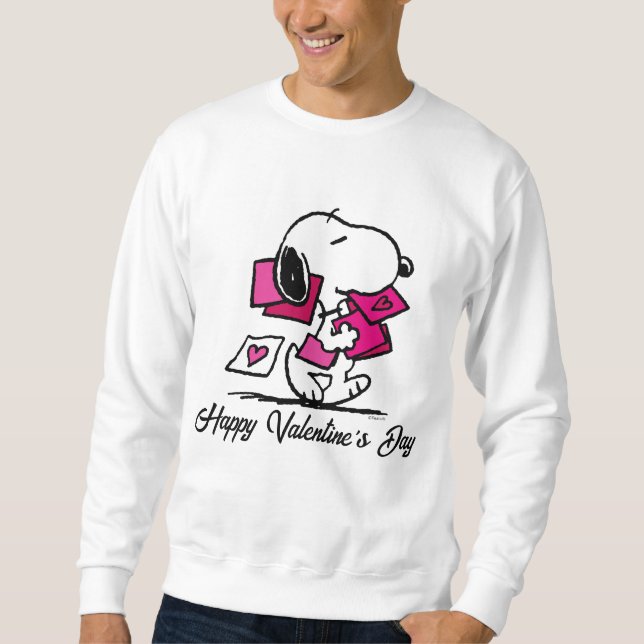 Sudadera Cacahuetes | EL DÍA DE SAN VALENTÍN | Snoopy With  (Anverso)