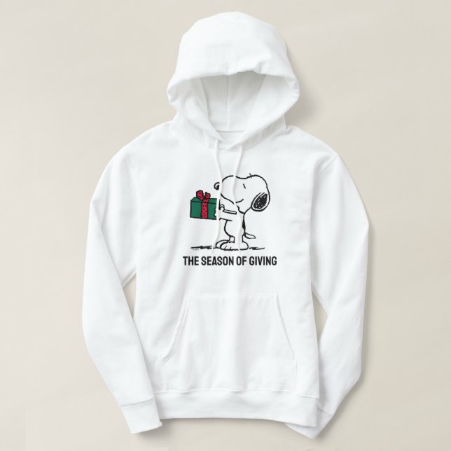 Sudadera Cacahuetes | Entrega de Navidades Snoopy (Diseño del anverso)