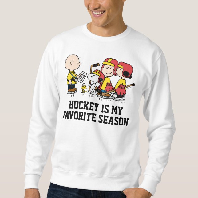 Sudadera Cacahuetes | Entrenador de hockey Charlie Brown (Anverso)