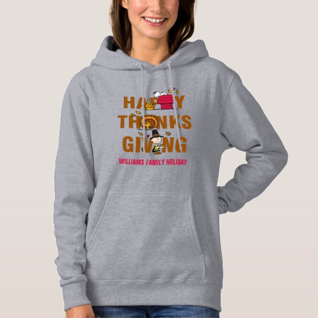 Sudadera Cacahuetes | Feliz Día de Acción de Gracias (Anverso)