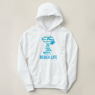 Sudadera Cacahuetes Gafas de sol Snoopy Cyan Stripes