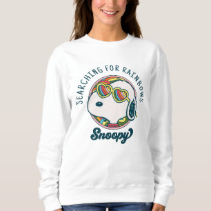 Sudadera Cacahuetes Gafas de sol Snoopy Rainbow Heart