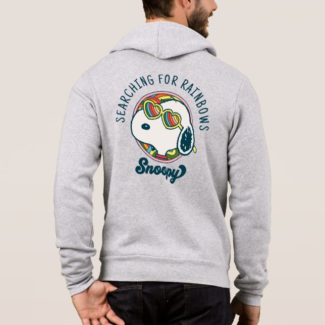 Sudadera Cacahuetes | Gafas de sol Snoopy Rainbow Heart (Reverso)