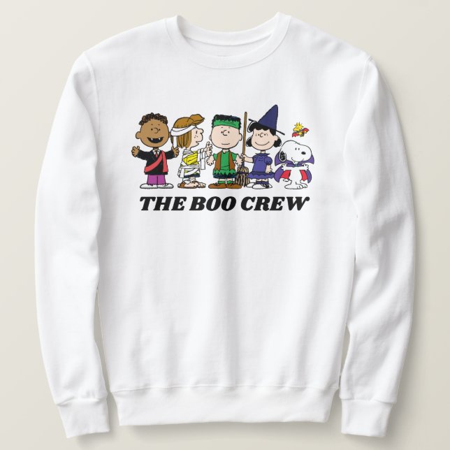 Sudadera Cacahuetes | Halloween El Equipo De Boo (Anverso del diseño)