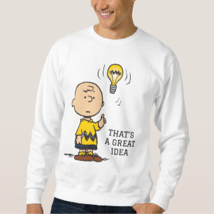 Sudadera Cacahuetes Idea de Charlie Brown sobre la bombil