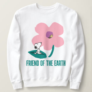 Sudadera Cacahuetes Ilustración de la flor rosa de la nat